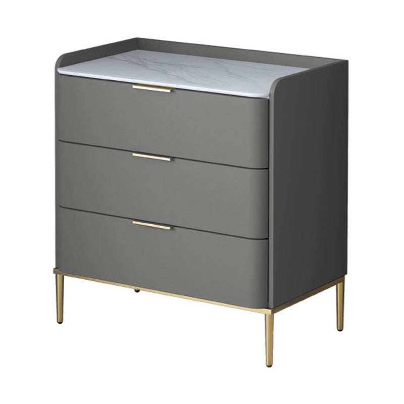 15.74" Wide Solid Wood Accent Chest with Drawers and Straight Legs Chest Grey 3 Clearhalo 'Cabinets & Chests' 'cabinets_chests' 'furn' 'furn_cabinets_chests' 'Furniture' 'Living Room Furniture' 5715622