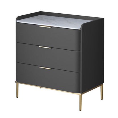 15.74" Wide Solid Wood Accent Chest with Drawers and Straight Legs Chest Dark Gray 3 Clearhalo 'Cabinets & Chests' 'cabinets_chests' 'furn' 'furn_cabinets_chests' 'Furniture' 'Living Room Furniture' 5715627
