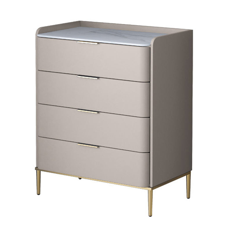 15.74" Wide Solid Wood Accent Chest with Drawers and Straight Legs Chest Light Gray 4 Clearhalo 'Cabinets & Chests' 'cabinets_chests' 'furn' 'furn_cabinets_chests' 'Furniture' 'Living Room Furniture' 5715634