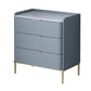 15.74" Wide Solid Wood Accent Chest with Drawers and Straight Legs Chest Gray-Blue 3 Clearhalo 'Cabinets & Chests' 'cabinets_chests' 'furn' 'furn_cabinets_chests' 'Furniture' 'Living Room Furniture' 5715640