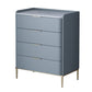 15.74" Wide Solid Wood Accent Chest with Drawers and Straight Legs Chest Gray-Blue 4 Clearhalo 'Cabinets & Chests' 'cabinets_chests' 'furn' 'furn_cabinets_chests' 'Furniture' 'Living Room Furniture' 5715642