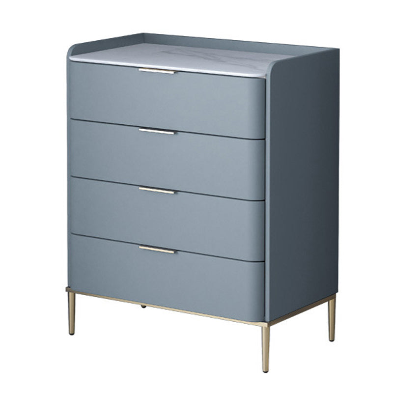15.74" Wide Solid Wood Accent Chest with Drawers and Straight Legs Chest Gray-Blue 4 Clearhalo 'Cabinets & Chests' 'cabinets_chests' 'furn' 'furn_cabinets_chests' 'Furniture' 'Living Room Furniture' 5715642