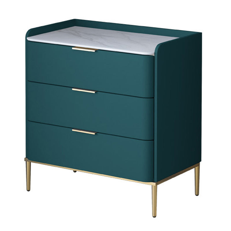 15.74" Wide Solid Wood Accent Chest with Drawers and Straight Legs Chest Blackish Green 3 Clearhalo 'Cabinets & Chests' 'cabinets_chests' 'furn' 'furn_cabinets_chests' 'Furniture' 'Living Room Furniture' 5715645