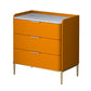 15.74" Wide Solid Wood Accent Chest with Drawers and Straight Legs Chest Orange 3 Clearhalo 'Cabinets & Chests' 'cabinets_chests' 'furn' 'furn_cabinets_chests' 'Furniture' 'Living Room Furniture' 5715648