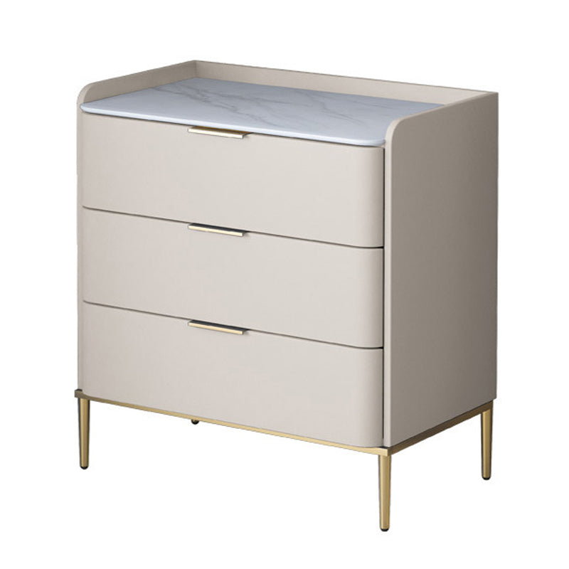 15.74" Wide Solid Wood Accent Chest with Drawers and Straight Legs Chest Off-White 3 Clearhalo 'Cabinets & Chests' 'cabinets_chests' 'furn' 'furn_cabinets_chests' 'Furniture' 'Living Room Furniture' 5715651