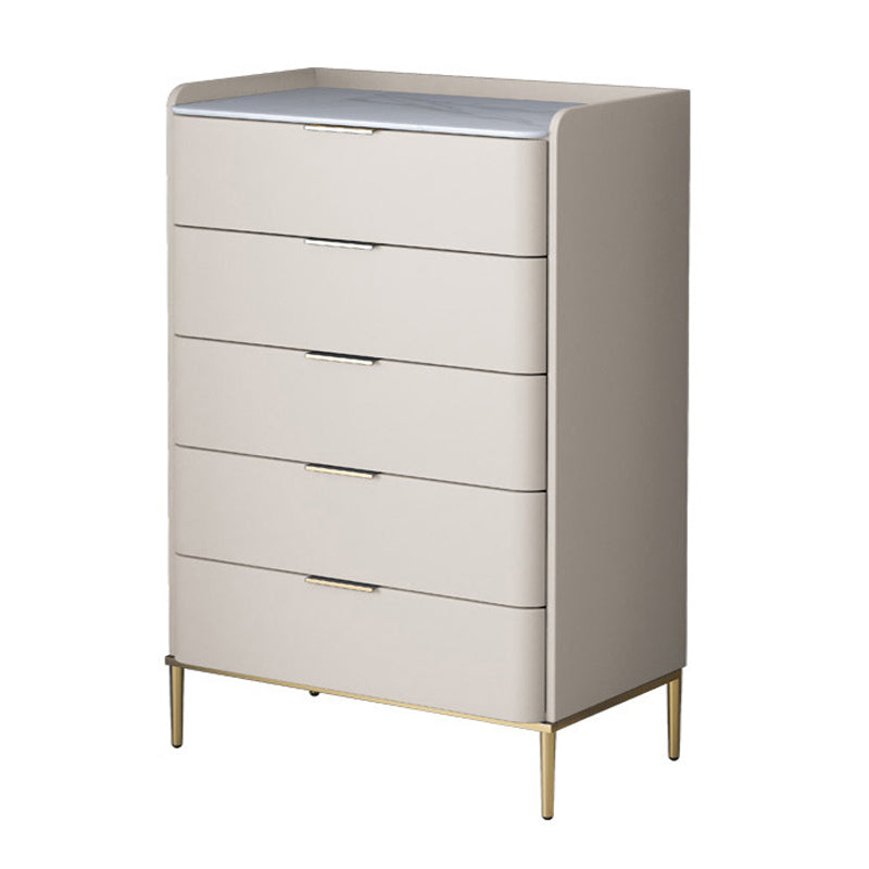 15.74" Wide Solid Wood Accent Chest with Drawers and Straight Legs Chest Off-White 5 Clearhalo 'Cabinets & Chests' 'cabinets_chests' 'furn' 'furn_cabinets_chests' 'Furniture' 'Living Room Furniture' 5715653