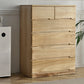Brown Solid Wood Accent Chest with Drawers 16.92" Wide Contemporary Chest