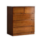 Brown Solid Wood Accent Chest with Drawers 16.92" Wide Contemporary Chest