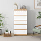 Cassa di accento di legno contemporaneo con cassetti 4/5 cassa standard rettangolo
