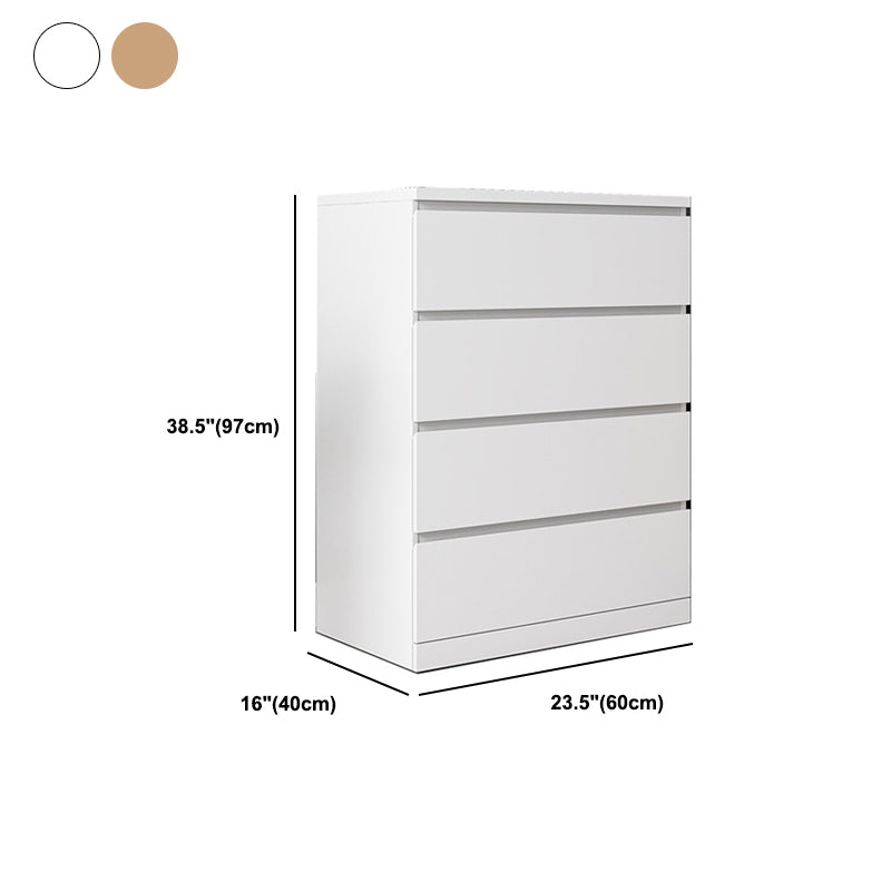 Cofre de acento de madera contemporáneo con 4/5 cajones rectángulo cofre estándar