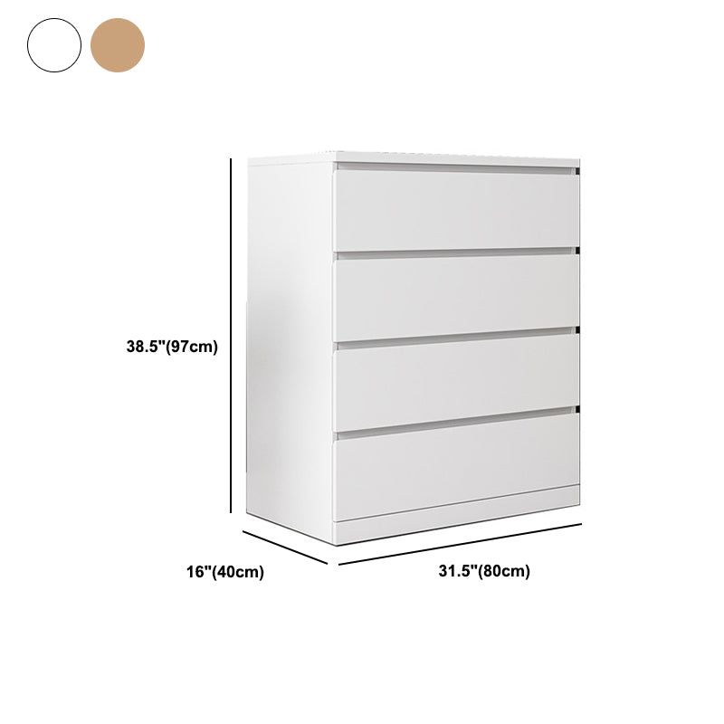 Cofre de acento de madera contemporáneo con 4/5 cajones rectángulo cofre estándar