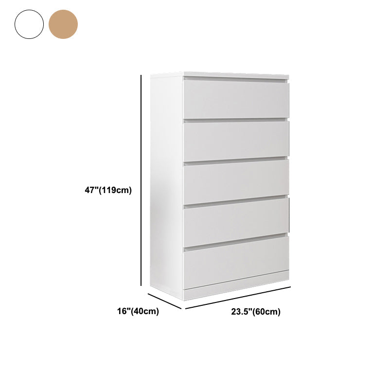 Cassa di accento di legno contemporaneo con cassetti 4/5 cassa standard rettangolo