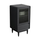 Modern Accent Cabinet with Solid Wood Straight Legs Chest with 1 Drawer and 1 Door