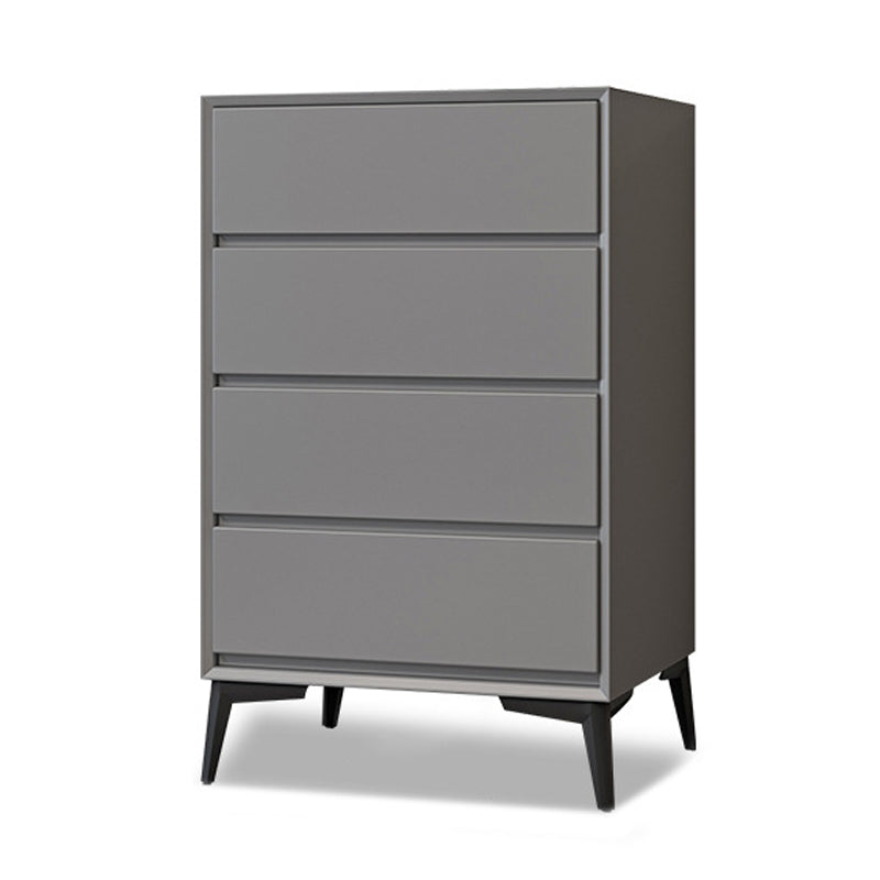 Modern Accent Chest with Drawers and 4 Bracket  Black Legs 15.7" W