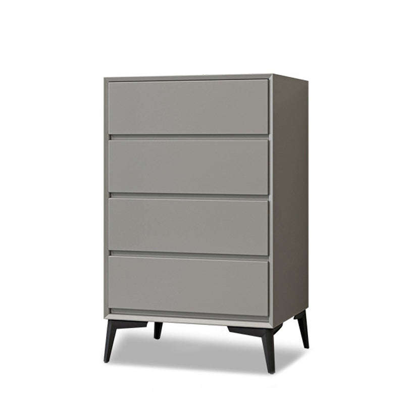 Modern Accent Chest with Drawers and 4 Bracket  Black Legs 15.7" W