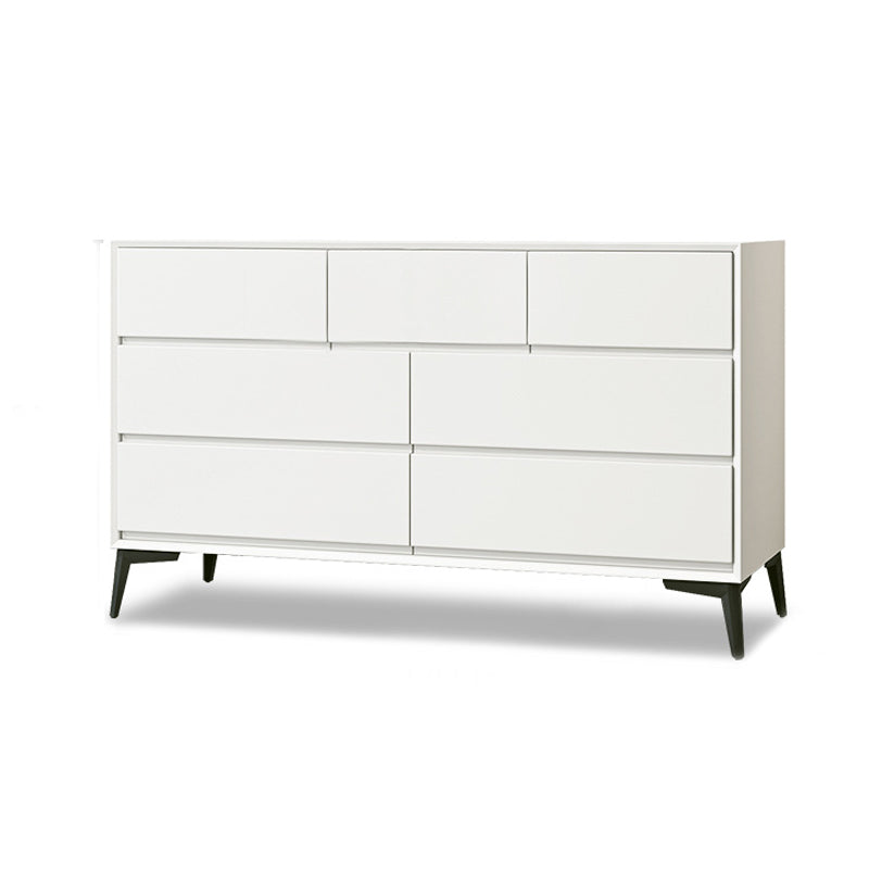Modern Accent Chest with Drawers and 4 Bracket  Black Legs 15.7" W