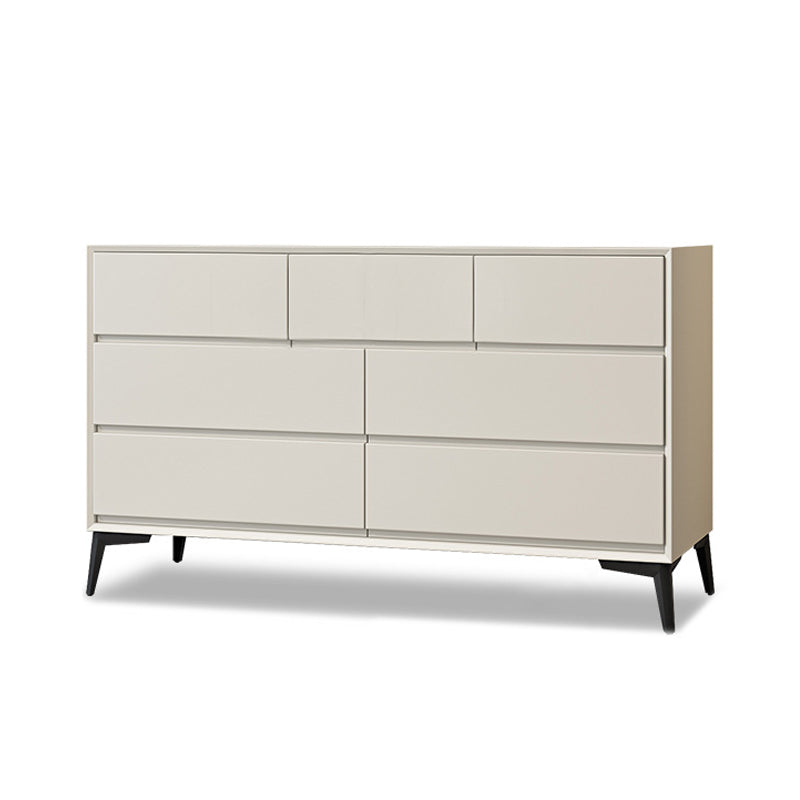 Modern Accent Chest with Drawers and 4 Bracket  Black Legs 15.7" W