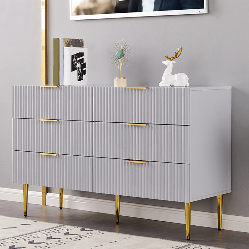Drawers,15.74" Wide Modern Accent Chest,Scratch ResistantAccent Chest Grey 6 Clearhalo 'Cabinets & Chests' 'cabinets_chests' 'furn' 'furn_cabinets_chests' 'Furniture' 'Living Room Furniture' 5715859