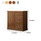 Gabinetto accento in legno di gomma con cassetti mobili contemporanei