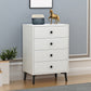 Accent Chest with Soft Close Drawers White Scratch Resistant Chest Black 4 Clearhalo 'Cabinets & Chests' 'cabinets_chests' 'furn' 'furn_cabinets_chests' 'Furniture' 'Living Room Furniture' 5715968