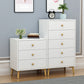 Accent Chest with Soft Close Drawers White Scratch Resistant Chest Clearhalo 'Cabinets & Chests' 'cabinets_chests' 'furn' 'furn_cabinets_chests' 'Furniture' 'Living Room Furniture' 5715969