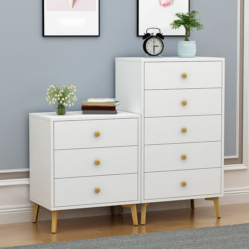 Accent Chest with Soft Close Drawers White Scratch Resistant Chest Clearhalo 'Cabinets & Chests' 'cabinets_chests' 'furn' 'furn_cabinets_chests' 'Furniture' 'Living Room Furniture' 5715969