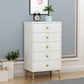 Accent Chest with Soft Close Drawers White Scratch Resistant Chest Gold 5 Clearhalo 'Cabinets & Chests' 'cabinets_chests' 'furn' 'furn_cabinets_chests' 'Furniture' 'Living Room Furniture' 5715971