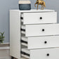 Accent Chest with Soft Close Drawers White Scratch Resistant Chest Clearhalo 'Cabinets & Chests' 'cabinets_chests' 'furn' 'furn_cabinets_chests' 'Furniture' 'Living Room Furniture' 5715974