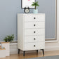 Accent Chest with Soft Close Drawers White Scratch Resistant Chest Black 5 Clearhalo 'Cabinets & Chests' 'cabinets_chests' 'furn' 'furn_cabinets_chests' 'Furniture' 'Living Room Furniture' 5715978