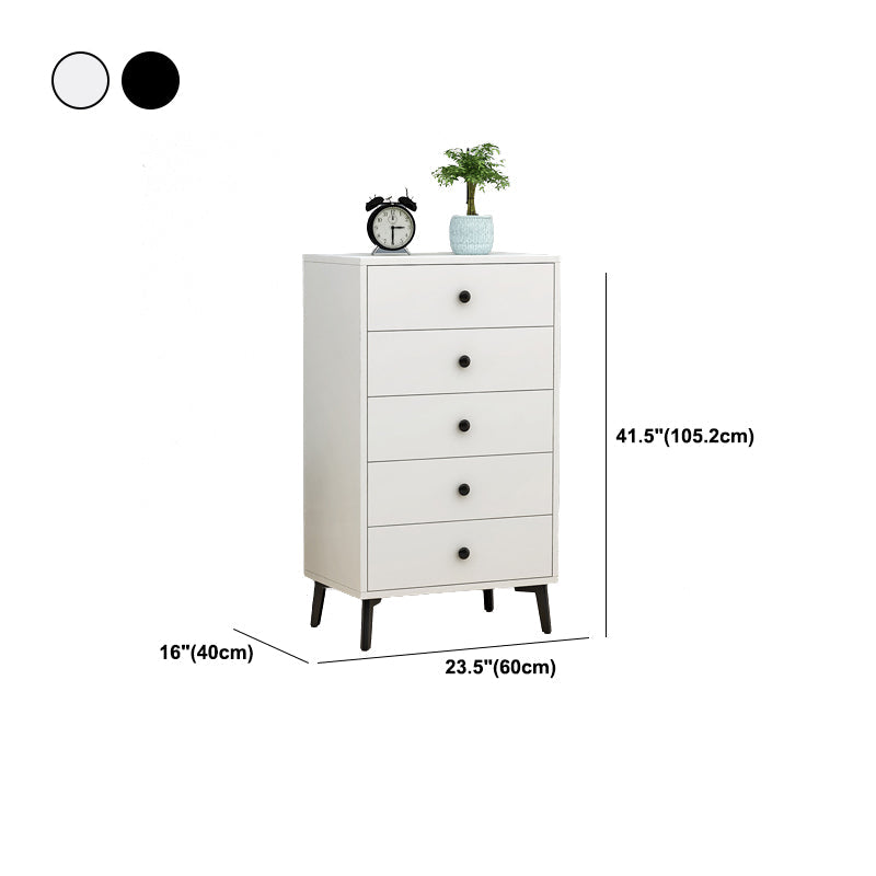 Accent Chest with Soft Close Drawers White Scratch Resistant Chest Clearhalo 'Cabinets & Chests' 'cabinets_chests' 'furn' 'furn_cabinets_chests' 'Furniture' 'Living Room Furniture' 5715983