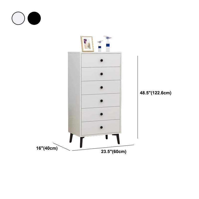 Accent Chest with Soft Close Drawers White Scratch Resistant Chest Clearhalo 'Cabinets & Chests' 'cabinets_chests' 'furn' 'furn_cabinets_chests' 'Furniture' 'Living Room Furniture' 5715984