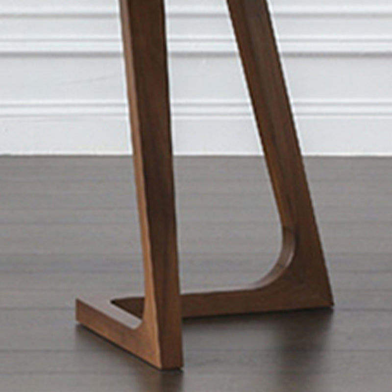 Tavolo da pranzo marrone in stile contemporaneo in legno solido tavolo da panorama