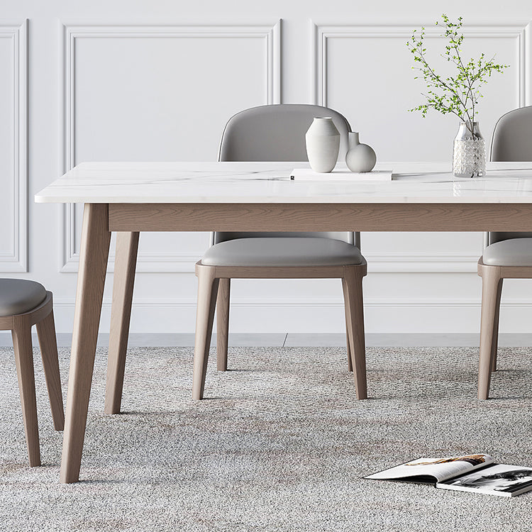 4本の脚のあるレストラン長方形のテーブルのための中世のモダンな焼結さた石のトップテーブル