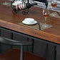 Industrial Rectangle Dining Room Table Solid Wood Trestle Base Dining Table