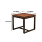 Industrial Rectangle Dining Room Table Solid Wood Trestle Base Dining Table