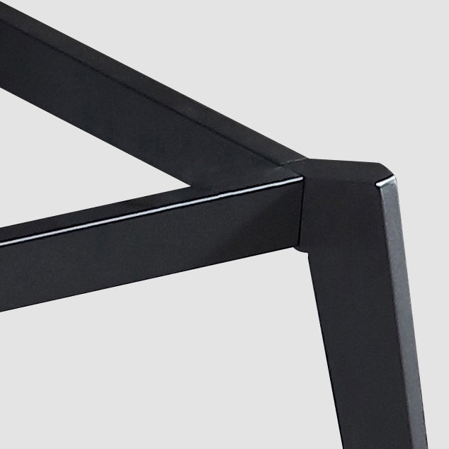 Rechthoek moderne stenen tafel standaard hoogte eettafel met 4 poten