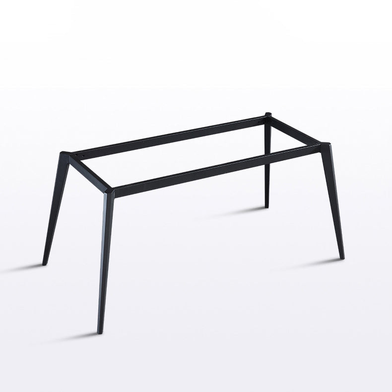 Rechthoek moderne stenen tafel standaard hoogte eettafel met 4 poten