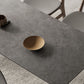 Rectangle Modern DiningTable Sintered Stone Top Ash Base Table with 4 Legs