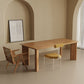 Tripod Base Dining Table Modern Natural Wood Top Dining Room Collection