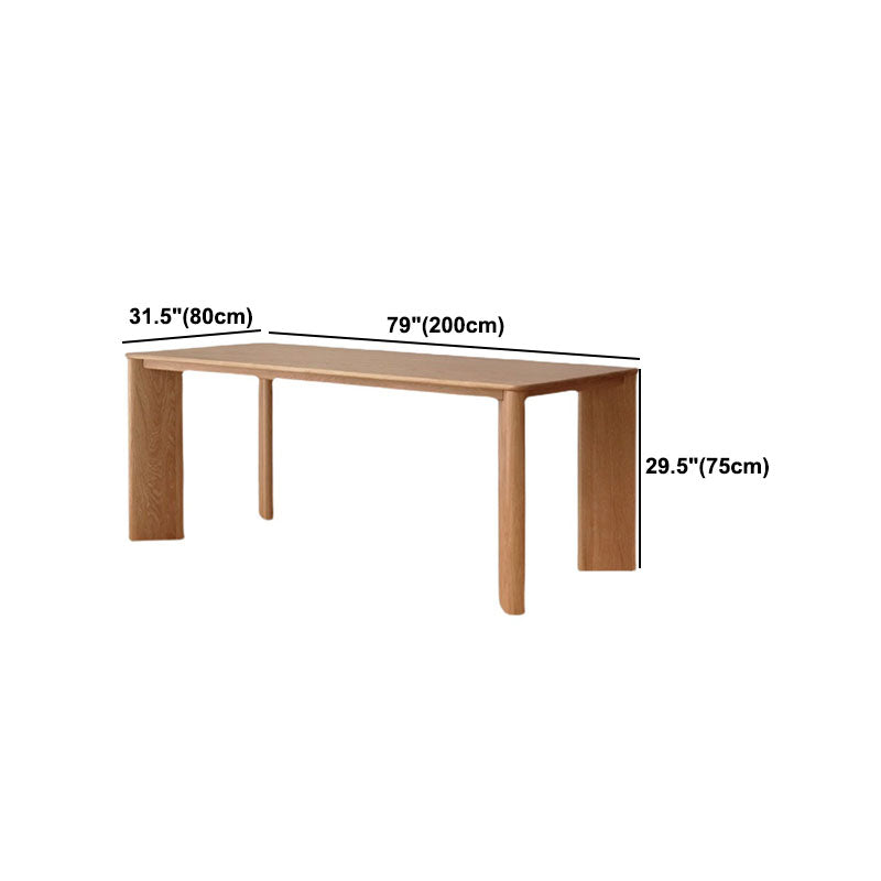 Tripod Base Dining Table Modern Natural Wood Top Dining Room Collection