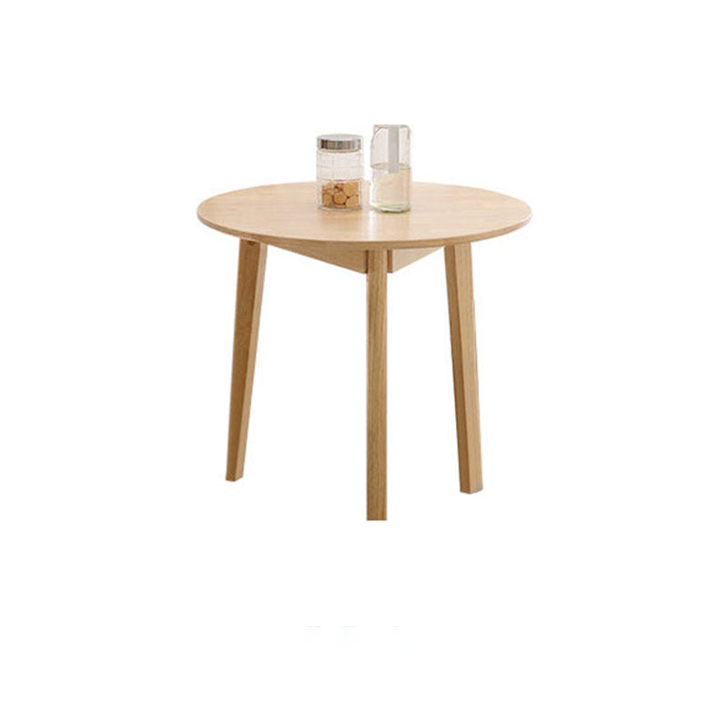 Modern Brown in Pine Dinning Table Round Dining Table for Kitchen Without Chairs Clearhalo 'Dining Tables & Seating' 'Dining Tables' 'dining_table' 'furn' 'furn_dining_table' 'Furniture' 'Kitchen & Dining Furniture' 5716494