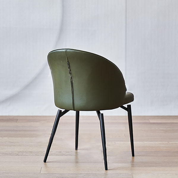 Sedia contemporanea sedie laterali senza braccio con gambe di metallo per cucina