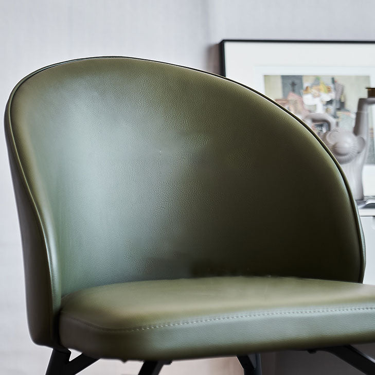 Sedia contemporanea sedie laterali senza braccio con gambe di metallo per cucina