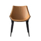 Contemporary Faux Leather Dining Chair Metal Dining Arm Chairs for Home Use Clearhalo 'Dining Chairs' 'Dining Tables & Seating' 'dining_chair' 'furn' 'furn_dining_chair' 'Furniture' 'Kitchen & Dining Furniture' 5716573