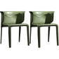 Contemporary Leather Dining Chair Arm Wingback Side Chair for Home Use Fruit Green 2 Piece Set Clearhalo 'Dining Chairs' 'Dining Tables & Seating' 'dining_chair' 'furn' 'furn_dining_chair' 'Furniture' 'Kitchen & Dining Furniture' 5716630