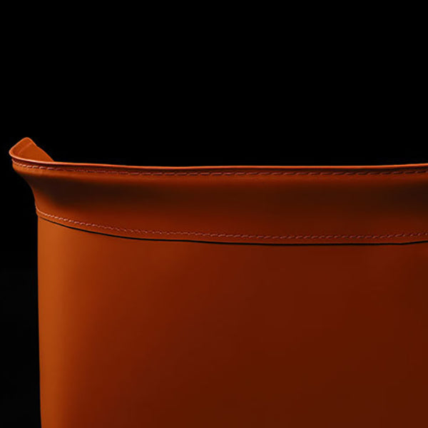 Contemporary Leather Dining Chair Arm Wingback Side Chair for Home Use Clearhalo 'Dining Chairs' 'Dining Tables & Seating' 'dining_chair' 'furn' 'furn_dining_chair' 'Furniture' 'Kitchen & Dining Furniture' 5716636