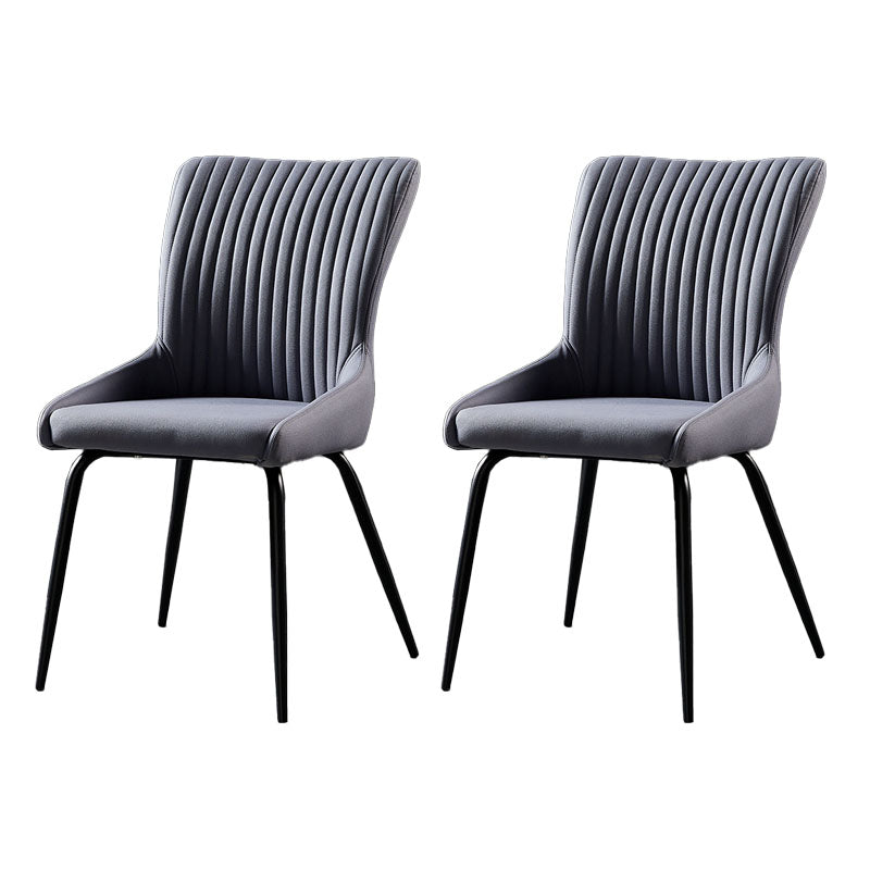 Braccio industriale Solid posteriore da pranzo sedia in tessuto da pranzo sedia