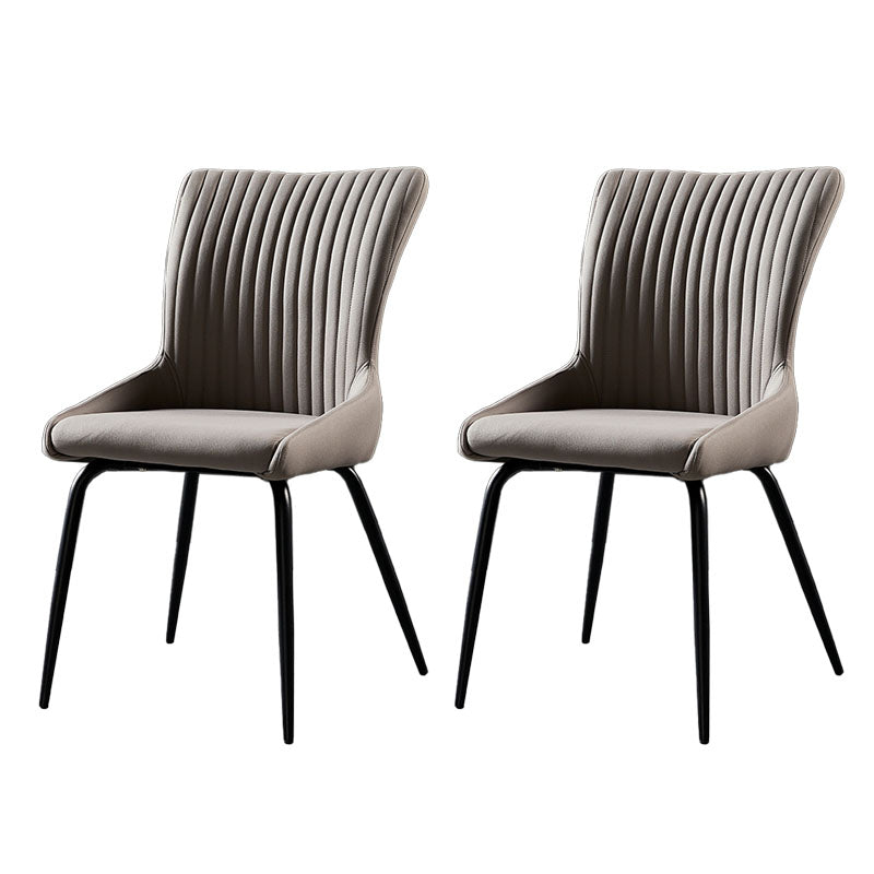 Braccio industriale Solid posteriore da pranzo sedia in tessuto da pranzo sedia