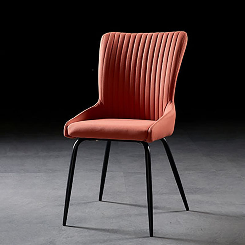 Braccio industriale Solid posteriore da pranzo sedia in tessuto da pranzo sedia