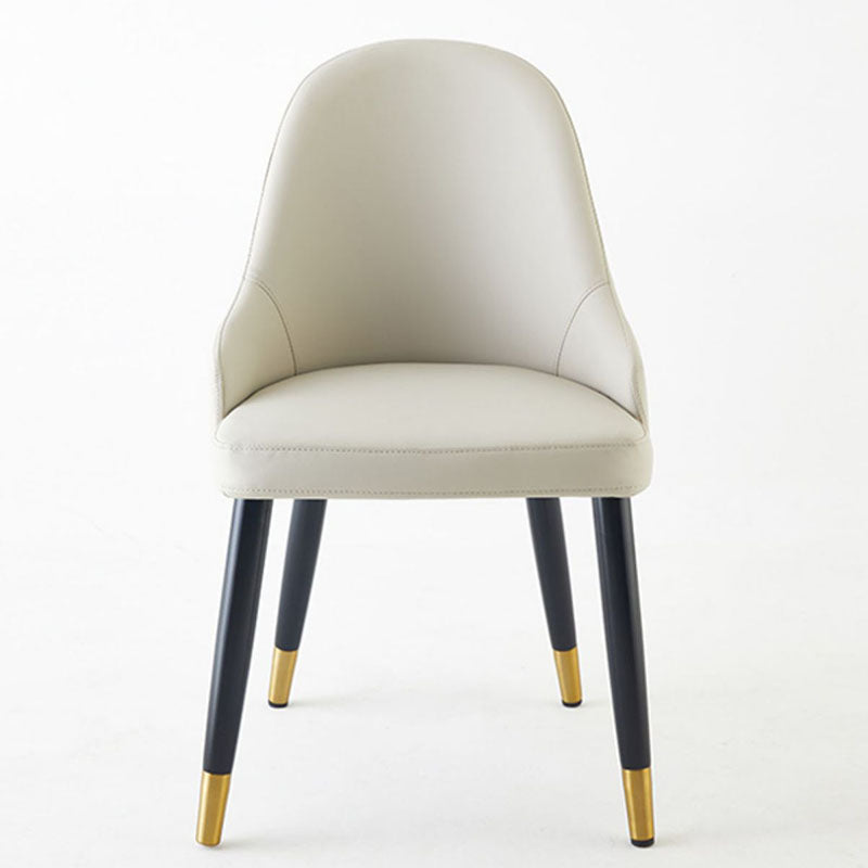 Sedia da pranzo in legno glam a bracciole senza braccio sedie da pranzo in vetro per uso del ristorante